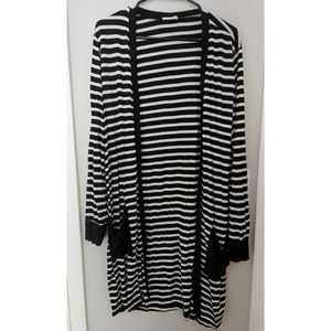 Colorblock Striped Cardigan